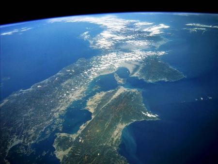 le japon vue du ciel