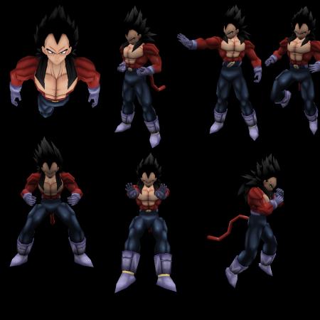 vegeta en super guerrier evo4