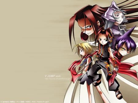 yoh,anna,ren,zeke et la vierge de fer